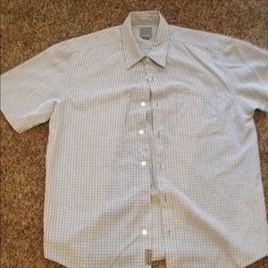 Vintage surf skater Quicksilver button down blue M